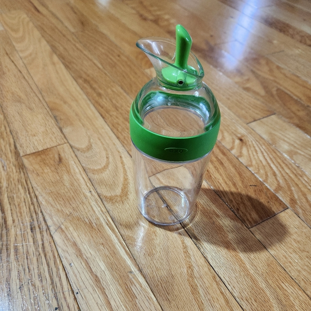 Oxo Green and Clear Salad Dressing Bottle